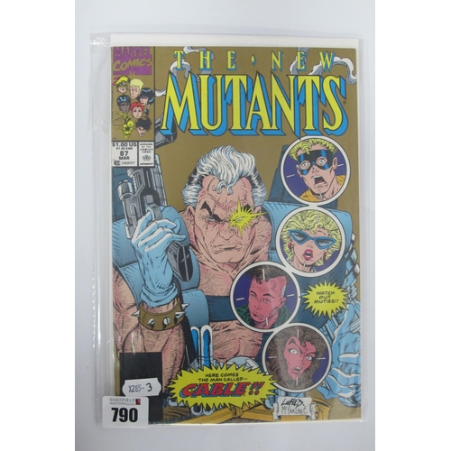 790 - Marvel Comics -The New Mustants #87 second issue, overall good - very good condition.