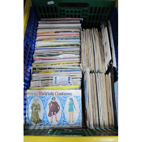 1023 - Brooke Bond Trade Cards in Albums, others loose:- One Box.