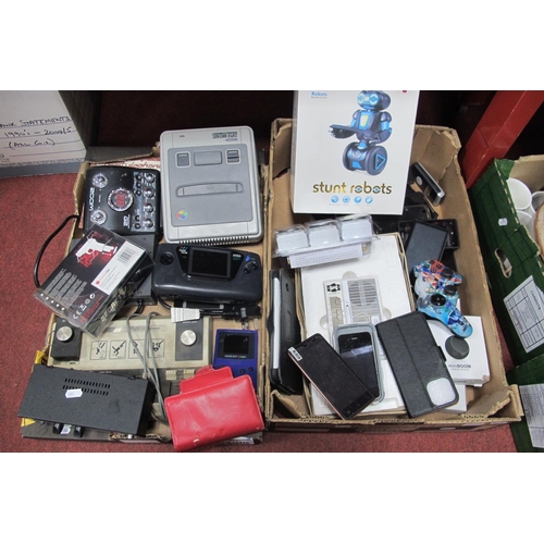 1043 - WITHDRAWN A Variety of Retro Gaming Equipment, including colour Game Boy, Super Nintendo control dec... 