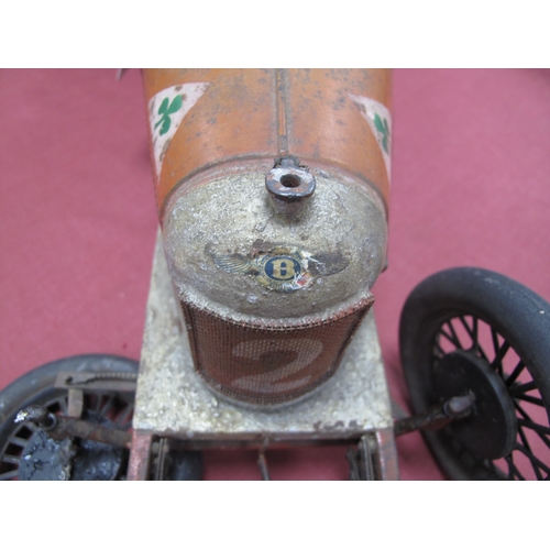 727 - A Pre War Alfa Romeo P2 Tinplate Clockwork Model Racing Car by CIJ (France), Compagnie Industrielle ... 