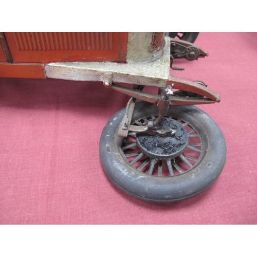 727 - A Pre War Alfa Romeo P2 Tinplate Clockwork Model Racing Car by CIJ (France), Compagnie Industrielle ... 