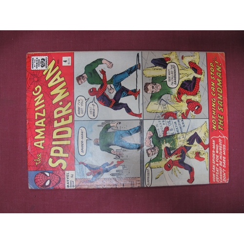 785 - Amazing Spider Man #4 Marvel Comic, age related wear, but overall good condition.