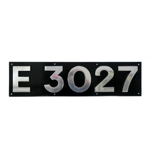 11 - An Alloy Locomotive Number Plate/Plaque  