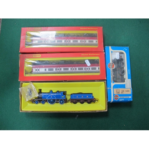 146 - Hornby Railways 'OO' Gauge #R553 4-2-2 Caledonian Railway Locomotive and Tender, R/No 123, Triang, H... 