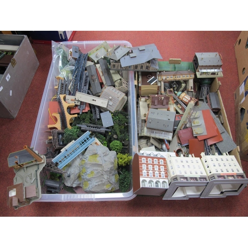 21 - A Quantity of Predominantly 'N' Gauge Lineside Buildings and Scenic's, to include shops, station bui... 