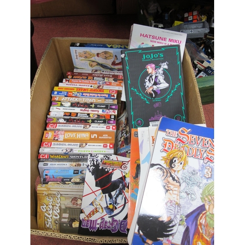 267 - An Interesting Collection of Manga Japanese Comics Books, Graphic Novels, and similar to include Hat... 