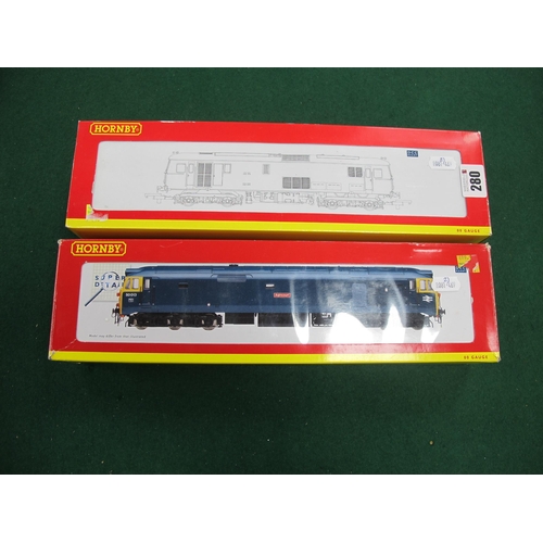 280 - Two Hornby 'OO' Gauge Diesel Electric Locomotives, comprising of #R2516 Bo-Bo class 73 locomotive, P... 