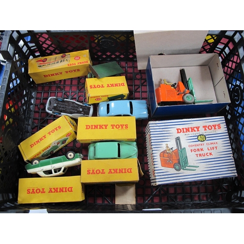 288 - Six Boxed Dinky Toys Diecast Models, comprising of #401 Coventry Climax Fork Lift Truck, #429 Traile... 