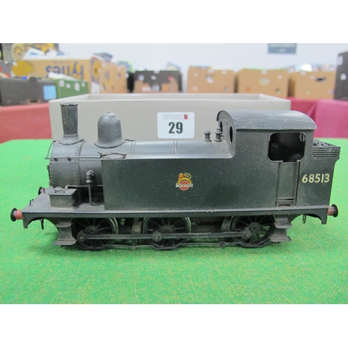 29 - A Kit Built 'O' Gauge/7mm G.E.R Class R24 (L.N.E.R J67) 0-6-0 Tank Steam Locomotive, BR black R/No 6... 