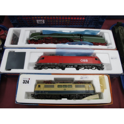 324 - Three Roco 'HO' Gauge Continental Outline Locomotives Boxed, a Ref No 63201 4-6-2 Class 18 steam loc... 