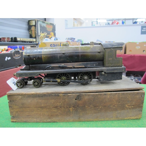 33 - A Bowman 'O' Gauge/7mm Live Steam 4-4-0 Steam Locomotive, (no tender), L.N.E.R green, burner present... 