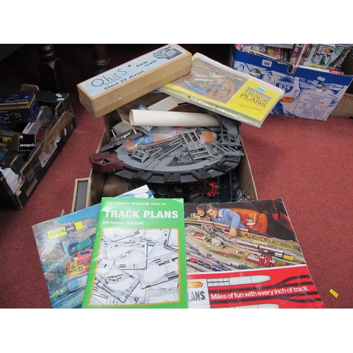 359 - Box Two - A Quantity of Items Recovered from a Railway Modellers Workshop, consisting of playworn tr... 