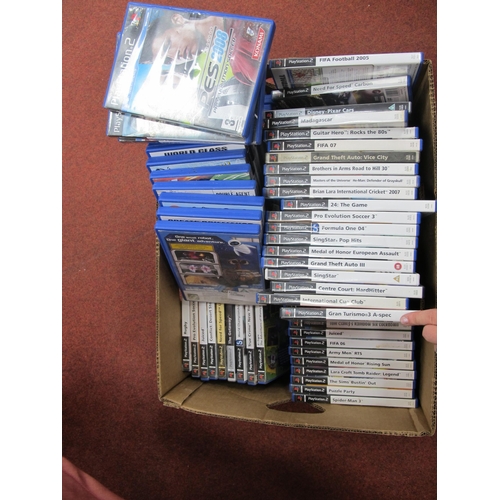 366 - Approximately Eighty Five Sony Playstation 2 (PS2) Games, to include Air Ranger, PES 2008, Madagasca... 