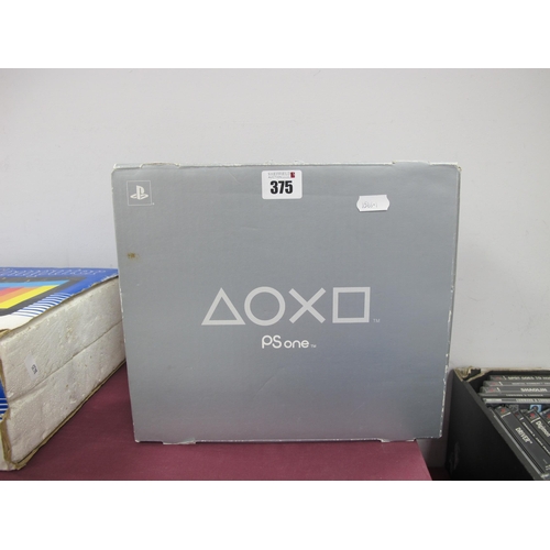 375 - A Sony Playstation (PS One) Gaming Console Model No SCPH-102, one controller, instruction manual, Wh... 