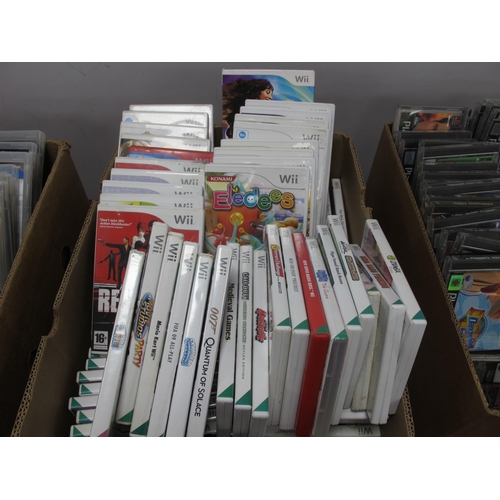 385 - Approximately Eighty Five Nintendo WII Games, to include super Mario Bros, WII 007 Quantum of Solace... 