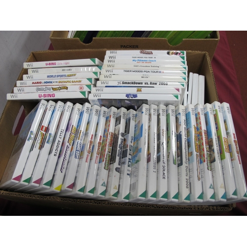 389 - Approximately Eighty Nintendo Wii Games, to include Big Beach Sports, Samba, De Amigo, 007 Quantum o... 