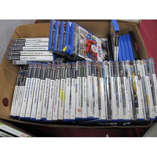 390 - Approximately Ninety Sony Playstation 2 (PS2) Games, to include Ghost Recon Jungle Storm, 007 Nightf... 