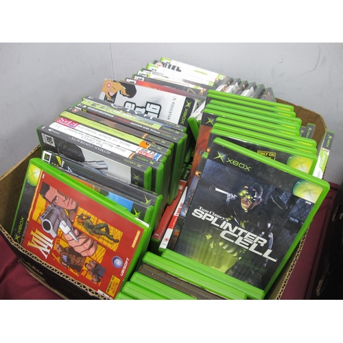 391 - Approximately Ninety Microsoft XBox Games, to include Grand Theft Auto, Tom Clancy's Splinter Cell, ... 