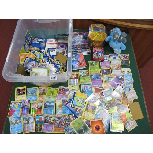 400 - A Collection of Mainly Loose Pokemon Trading Cards, including Basic Litten HP 70, Basic Chatot HP 60... 