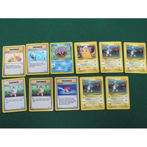 402 - Ninety Plus Pokemon Trading Cards, mostly 1999, 1999 - 2000 (Wizards), to include Squirtle 40 HP 63/... 