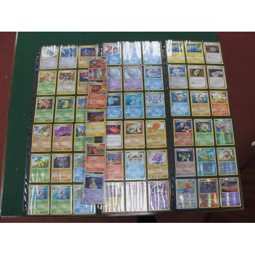 403 - Pokemon Trading Cards - Camerupt #47, Giranta #4, Charmander #48, Charmeleon #30 and #28 in top load... 