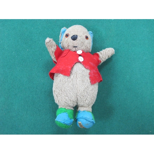 409 - A Circa 1950's Merrythought Mr Woppit Teddy Bear, light brown with orange glass eyes, black stitched... 