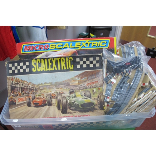 47 - Slot Car Interest, to include Scalextric Set 50, featuring C/81 Cooper Formula 1 car, C/82 Lotus For... 