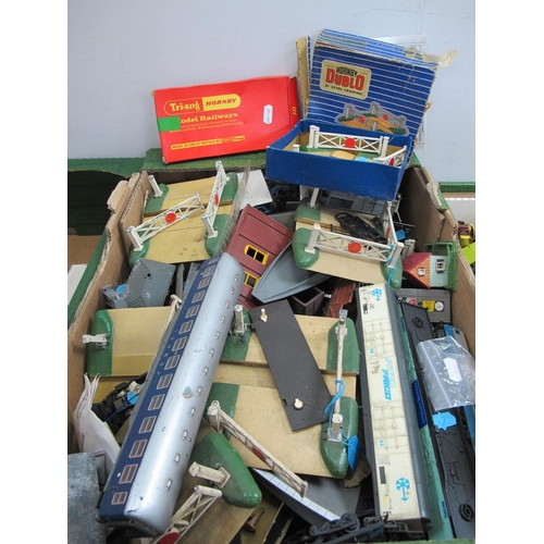 55 - Box Three - A Quantity of Items Recovered from a Railway Modellers Workshop, an eclectic mix of 'OO'... 