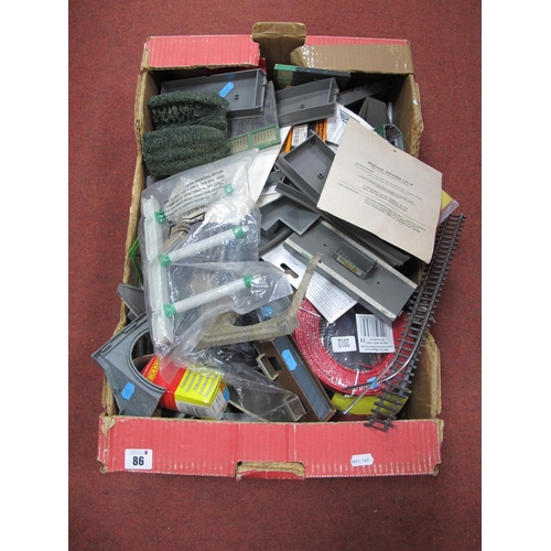 86 - Box One - A Quantity of Items Recovered from a Railway Modellers Workshop, mainly platform component... 