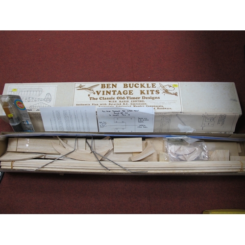 340 - Two Boxed Balsa Wood Model Aircraft Kits, comprising of Vernon Big Eagle Hllside Soaring Sailplane, ... 