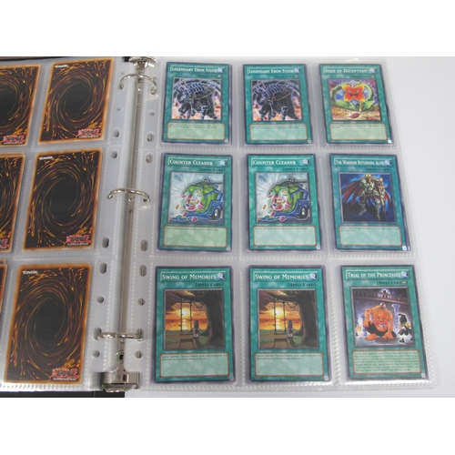 408 - A Well Filled YU-GI-Uh! Trade Card Album, Mostly Trap and Spell Cards including Roll Out, Doppelgang... 