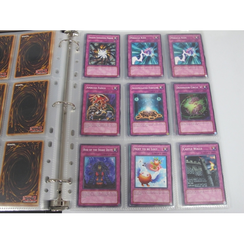 408 - A Well Filled YU-GI-Uh! Trade Card Album, Mostly Trap and Spell Cards including Roll Out, Doppelgang... 