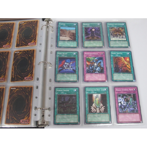 408 - A Well Filled YU-GI-Uh! Trade Card Album, Mostly Trap and Spell Cards including Roll Out, Doppelgang... 