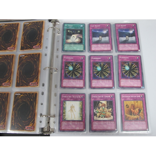 408 - A Well Filled YU-GI-Uh! Trade Card Album, Mostly Trap and Spell Cards including Roll Out, Doppelgang... 