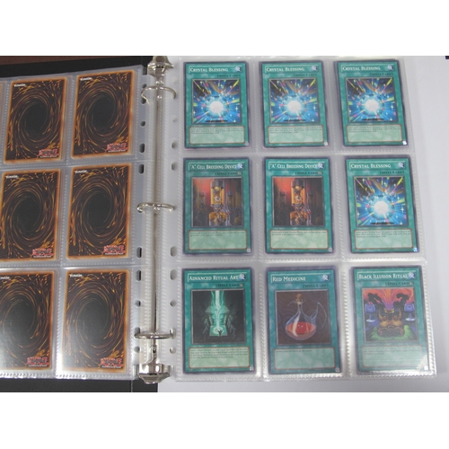 408 - A Well Filled YU-GI-Uh! Trade Card Album, Mostly Trap and Spell Cards including Roll Out, Doppelgang... 