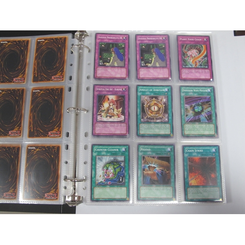 408 - A Well Filled YU-GI-Uh! Trade Card Album, Mostly Trap and Spell Cards including Roll Out, Doppelgang... 