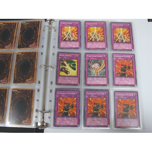 408 - A Well Filled YU-GI-Uh! Trade Card Album, Mostly Trap and Spell Cards including Roll Out, Doppelgang... 