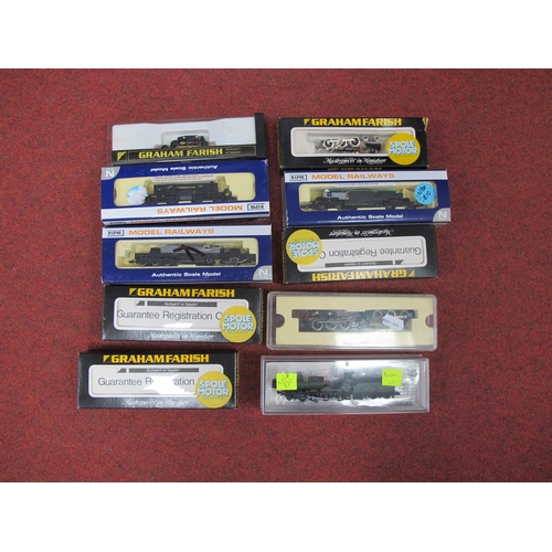 112 - Twenty 'N' Gauge Motorised Chassis for Spares/Repair, by Dapol and Farish 0-6-0, 4-6-0, 4-6-2 and di... 