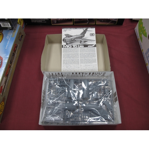 249 - Four Boxed Plastic Model Military Aircraft Kits by AMT, Heller, Tamiya, to include AMT #8615 X/YB-35... 