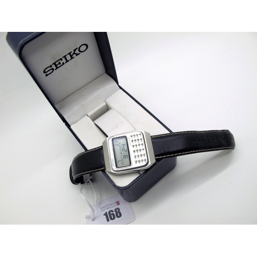 Seiko; A Calculator Quartz Wristwatch, C153-5007, numbered 