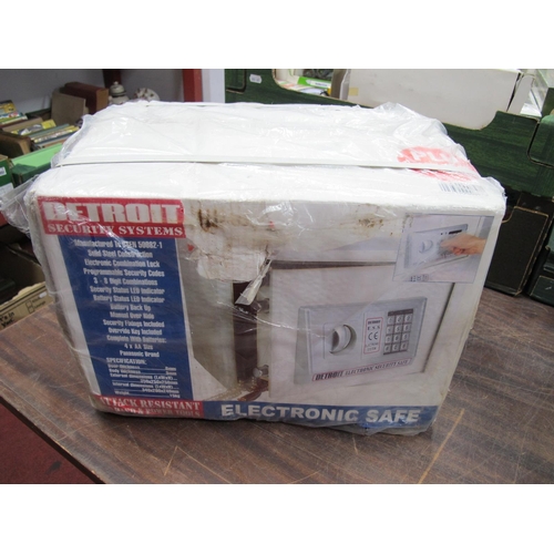 1026 - Detroit Systems Electronic Security Safe, PLU 1755, unopened