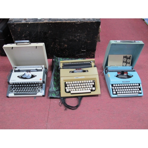1073 - Olivetti Lettera 25 Typewriter, Imperial 200 and Olympia traveller de luxe (3).