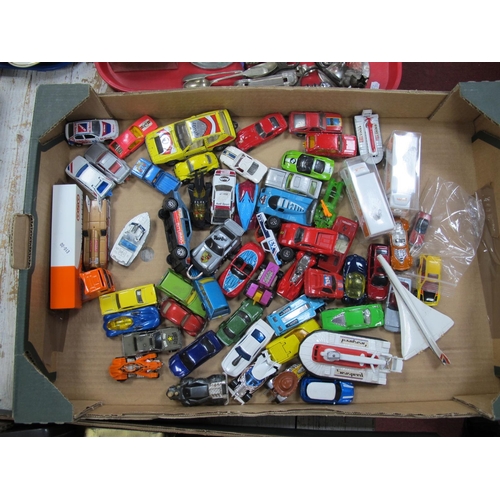 1097 - Diecast Models, including Corgi Concorde, Matchbox Hovercraft, etc:- One Box.