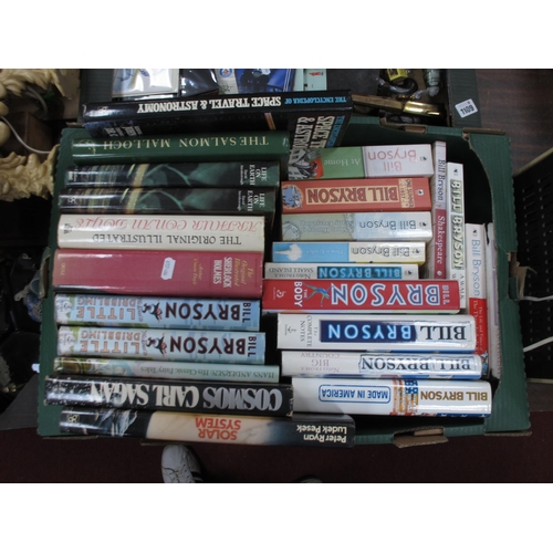 1108 - Books, to include many by Bill Bryson also Life on Earth by David Attenborough and others to include... 