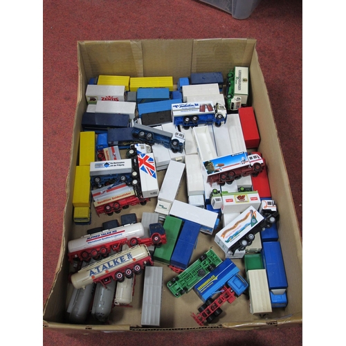 438 - A Quantity of  'OO'/'HO' Scale Plastic Model Lineside Vehicles, many continental liveries including ... 