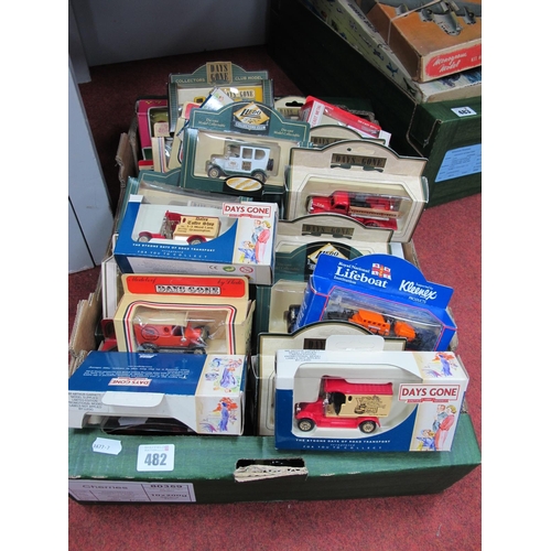 482 - Approximately Fifty Diecast Model Vehicles by Lledo, Matchbox, including Matchbox Y-7 1912 Rolls Roy... 