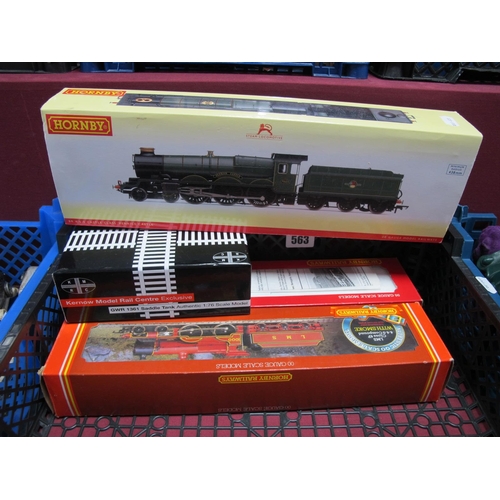 563 - Four 'OO'Gauge/4mm Boxed Steam Locomotives Requiring Repair or For Spares, a Kernow mode GWR 1361 sa... 