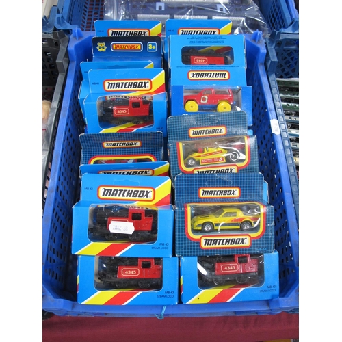 589 - Approximately Thirty Matchbox Diecast Modles, mostly MB43 Steam Loco's but also including MB52 BMW M... 