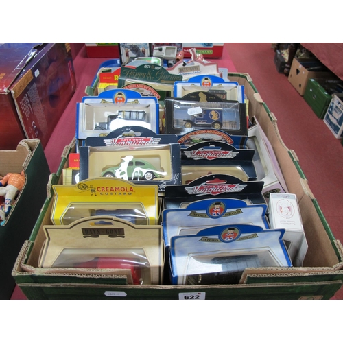 622 - Approximately Fifty Diecast Model Vehicles by Lledo, Oxford Diecast, to include Days Gone Vanguards ... 