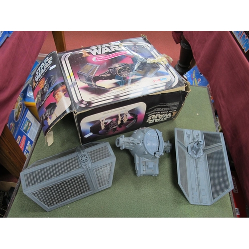 645 - A Palitoy #33324 Star Wars Darth Vader Tie Fighter, playworn, no literature, sellotape and damage to... 